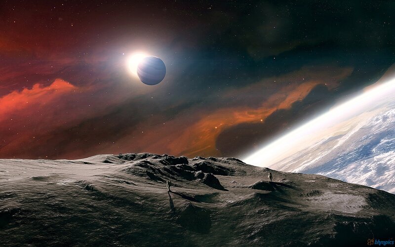 Astronauts on Alien Surface