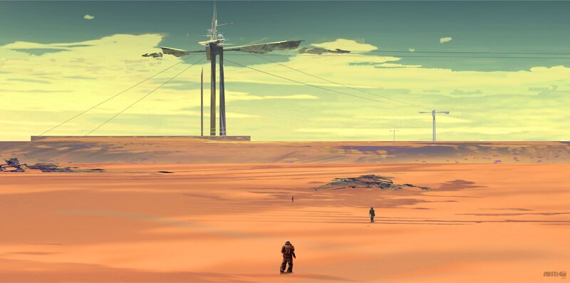 Astronauts on Desert Planet
