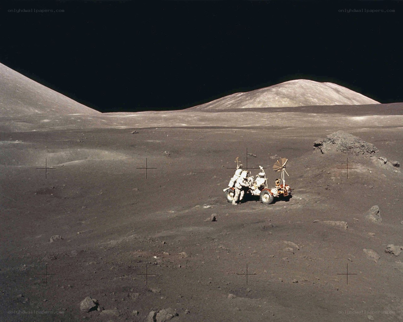 Astronauts on the Moon