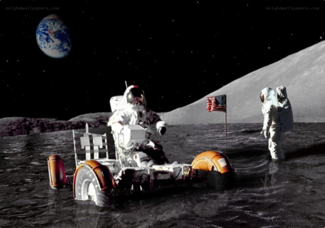 Astronauts on the Moon