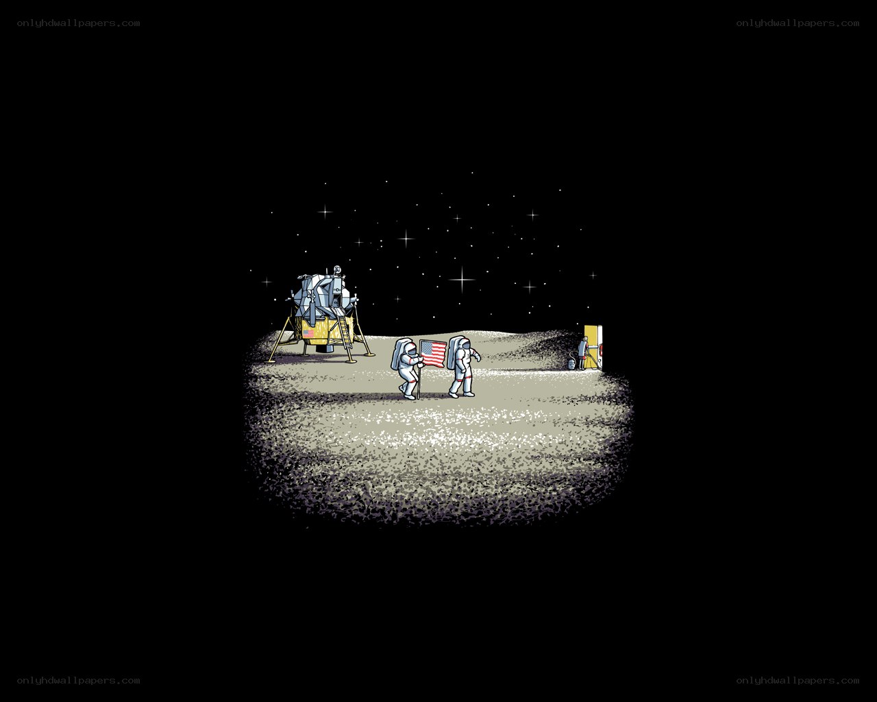 Astronauts on the Moon