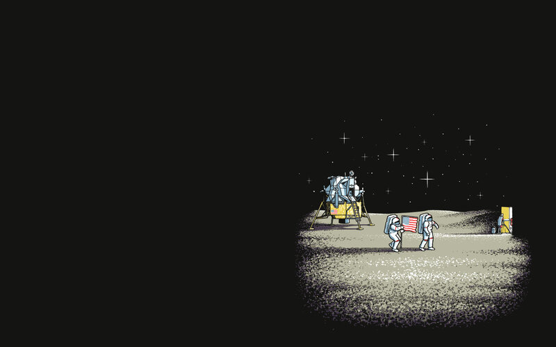 Astronauts on the Moon
