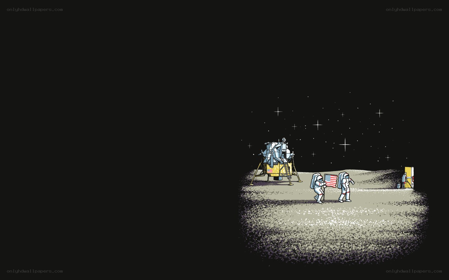 Astronauts on the Moon