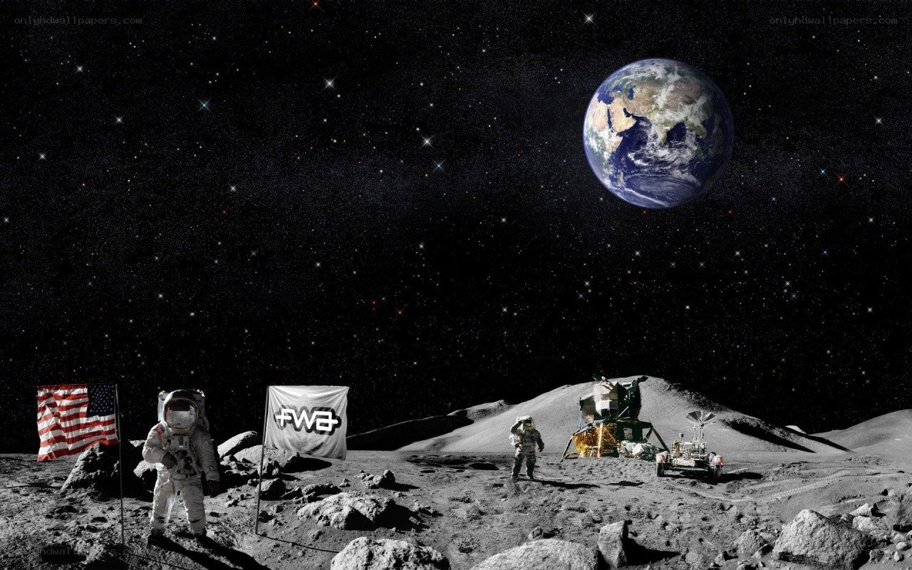 Astronauts on the Moon