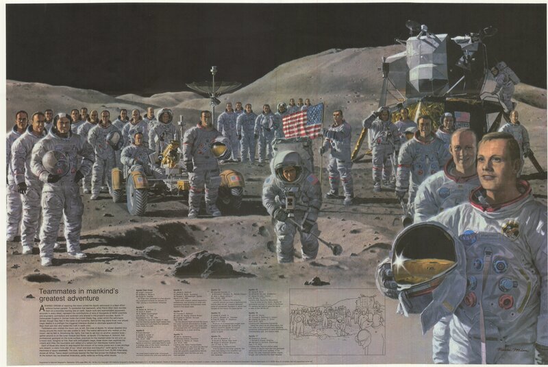 Astronauts on the Moon