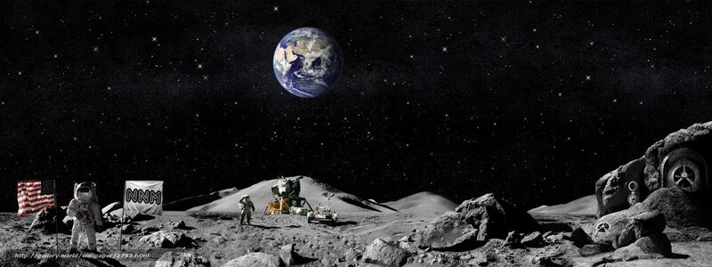 Astronauts on the Moon