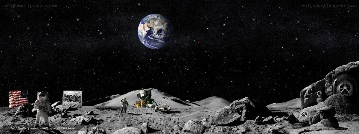 Astronauts on the Moon