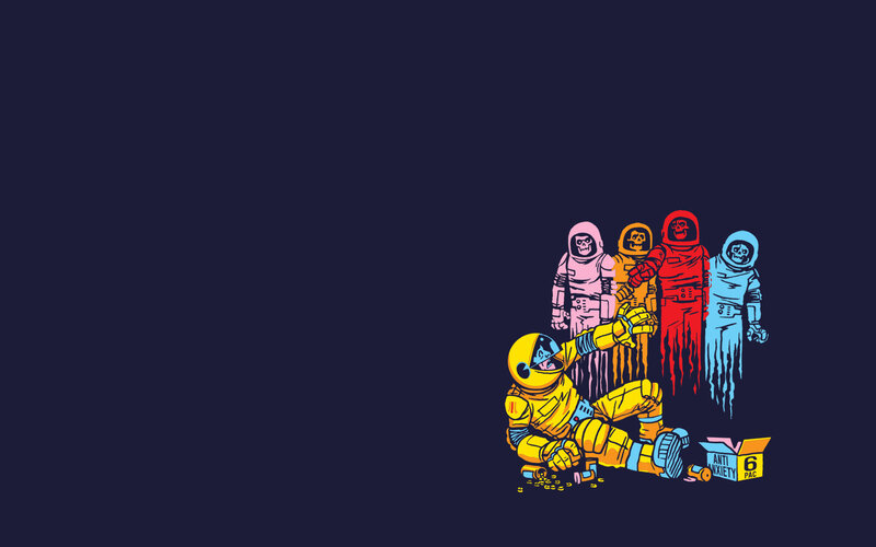 astronauts with anti-anxiety pills