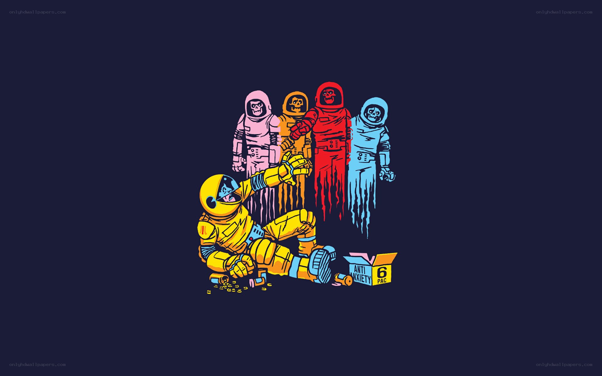 Astronauts with anxiety