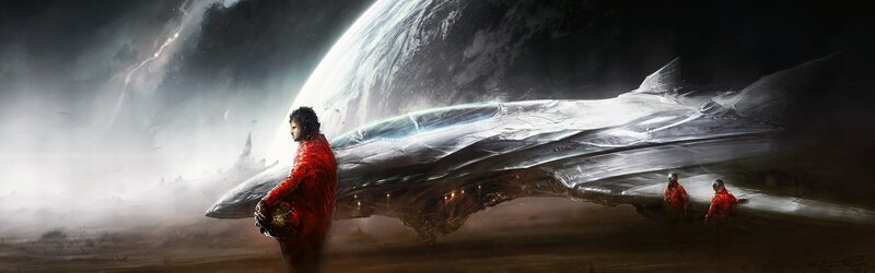 Astronauts with Spaceship