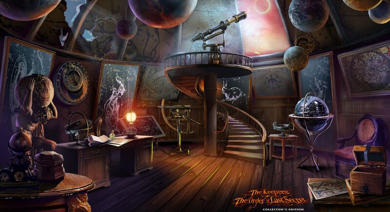 Astronomer's Study Room
