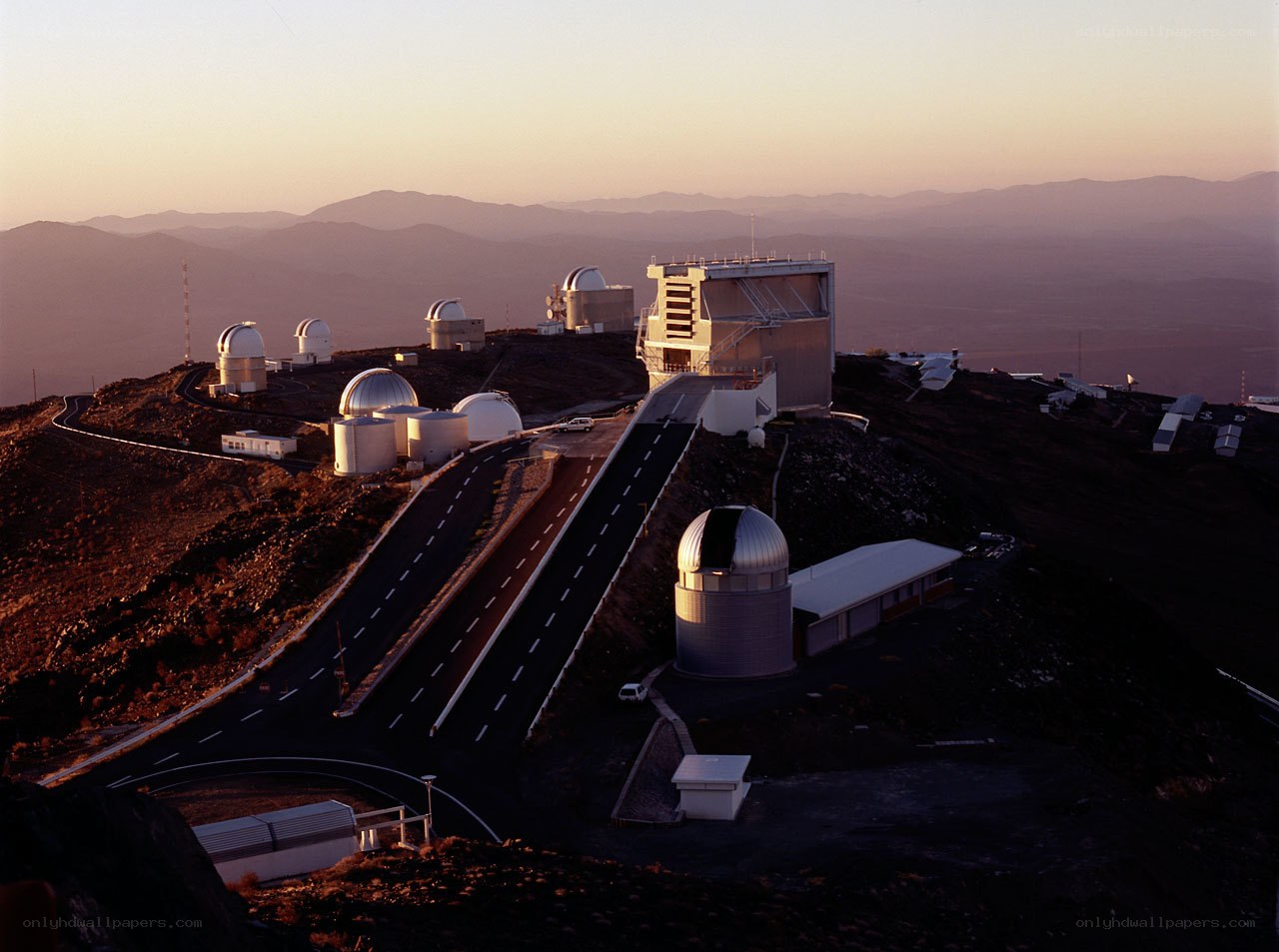 astronomical observatory on a mountain