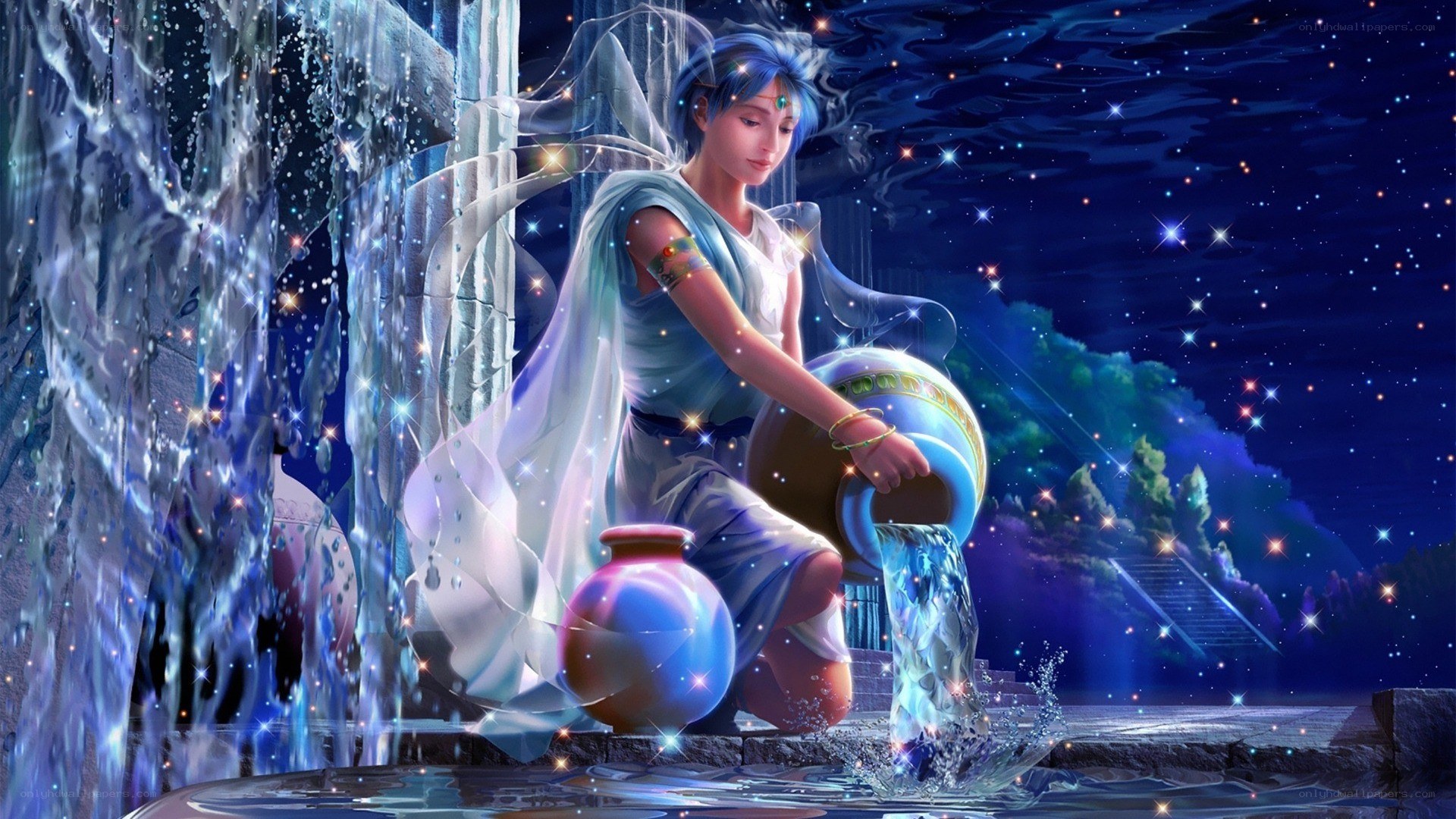 Astronomical water bearer