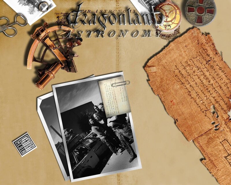 Astronomy album cover collage