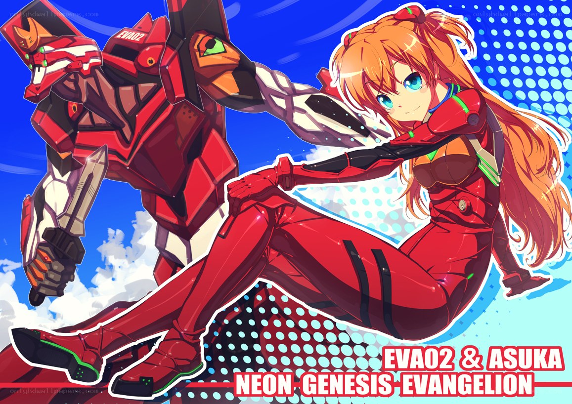 Asuka and EVA-02