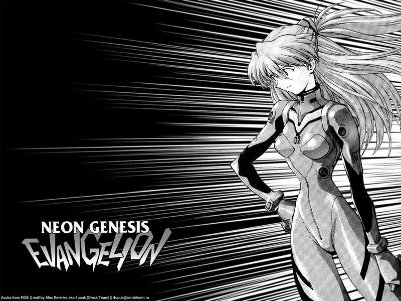 Asuka in Evangelion