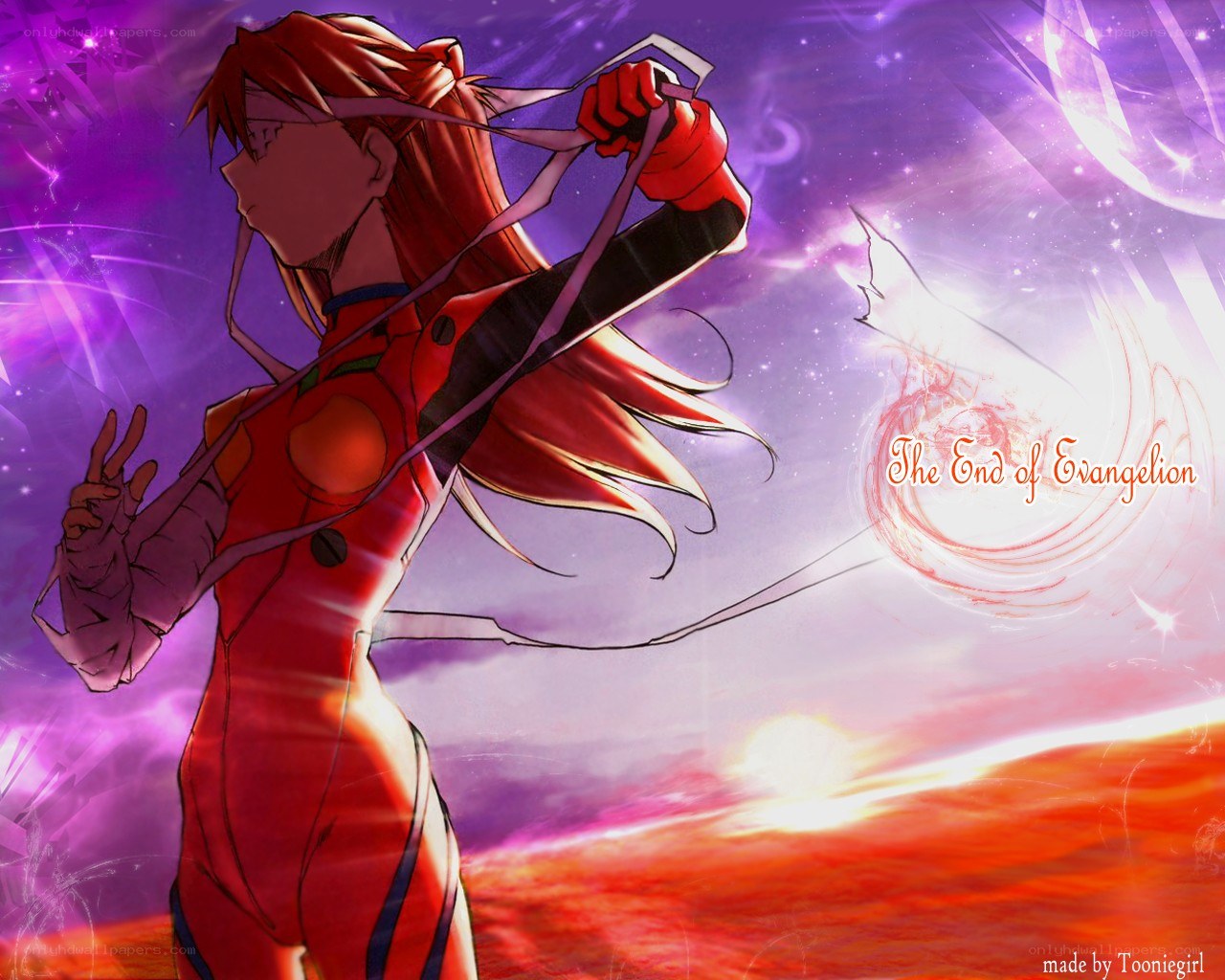 Asuka in Evangelion