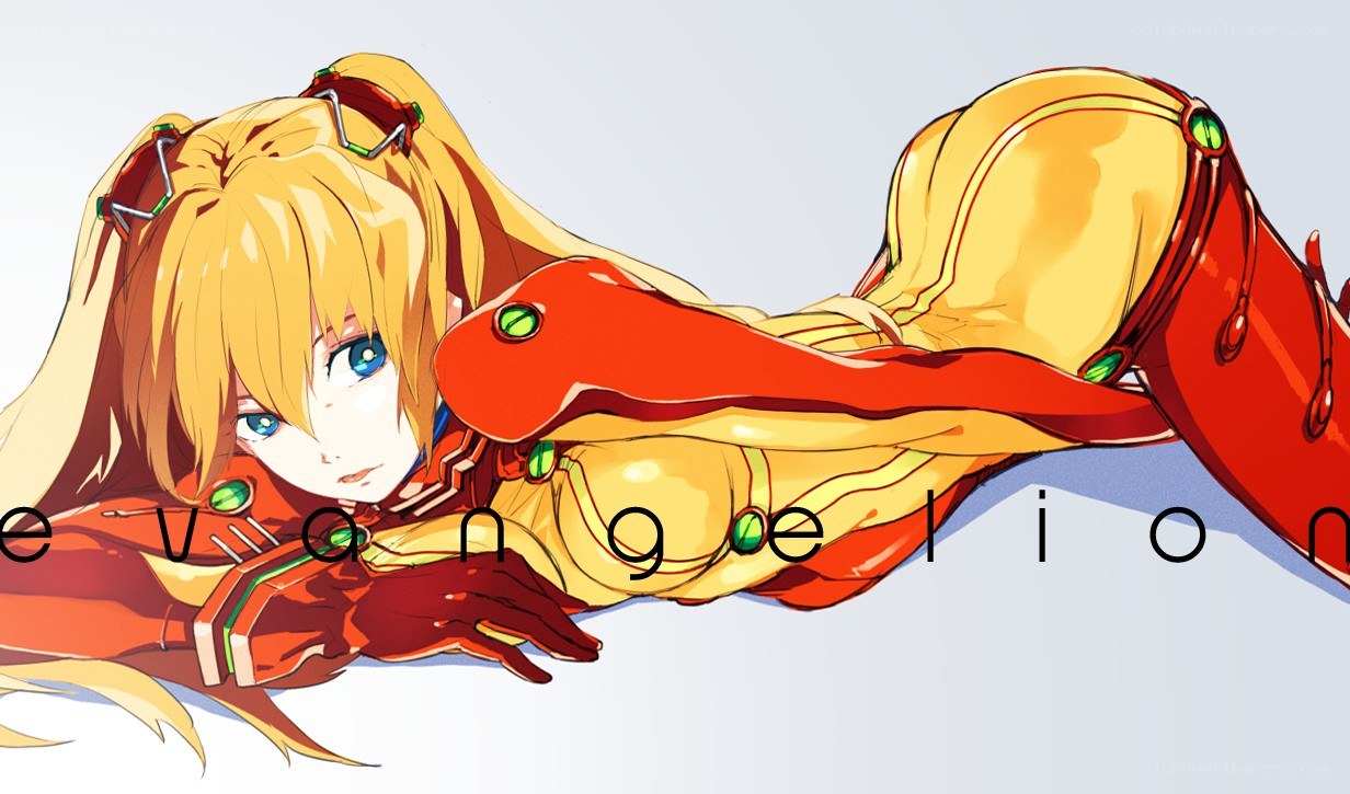 Asuka in Evangelion