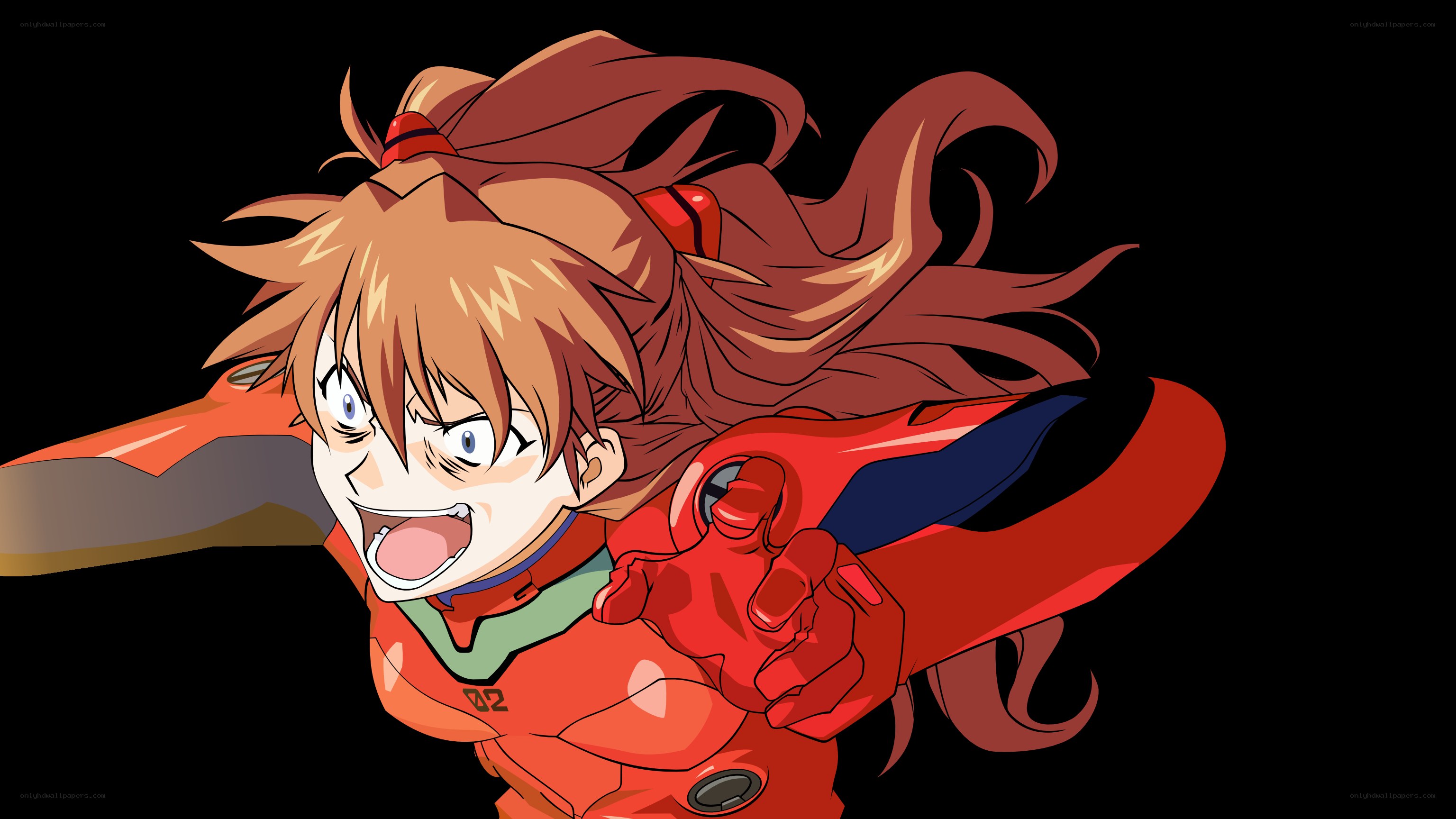 Asuka in Evangelion suit