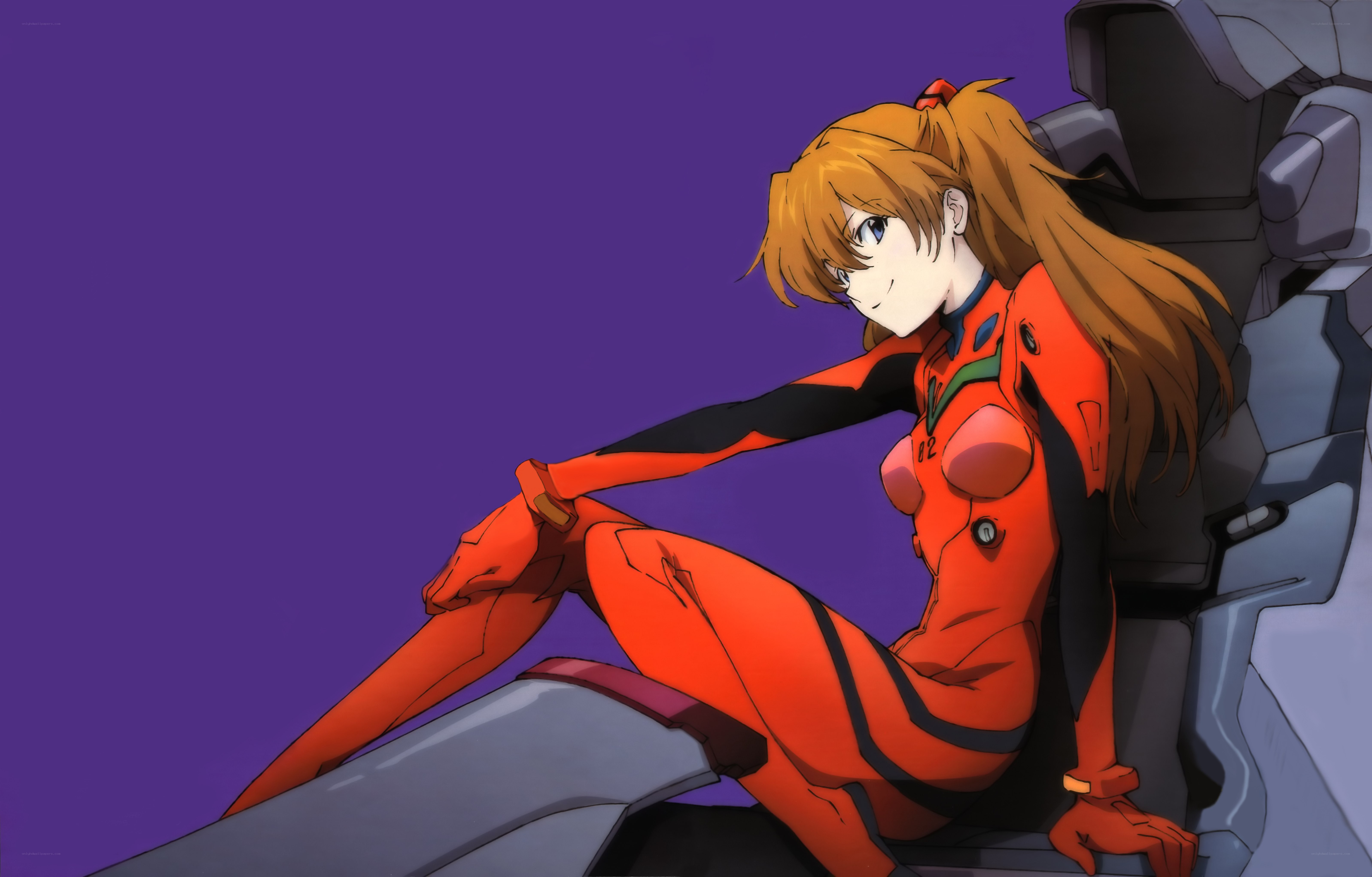 Asuka in orange suit