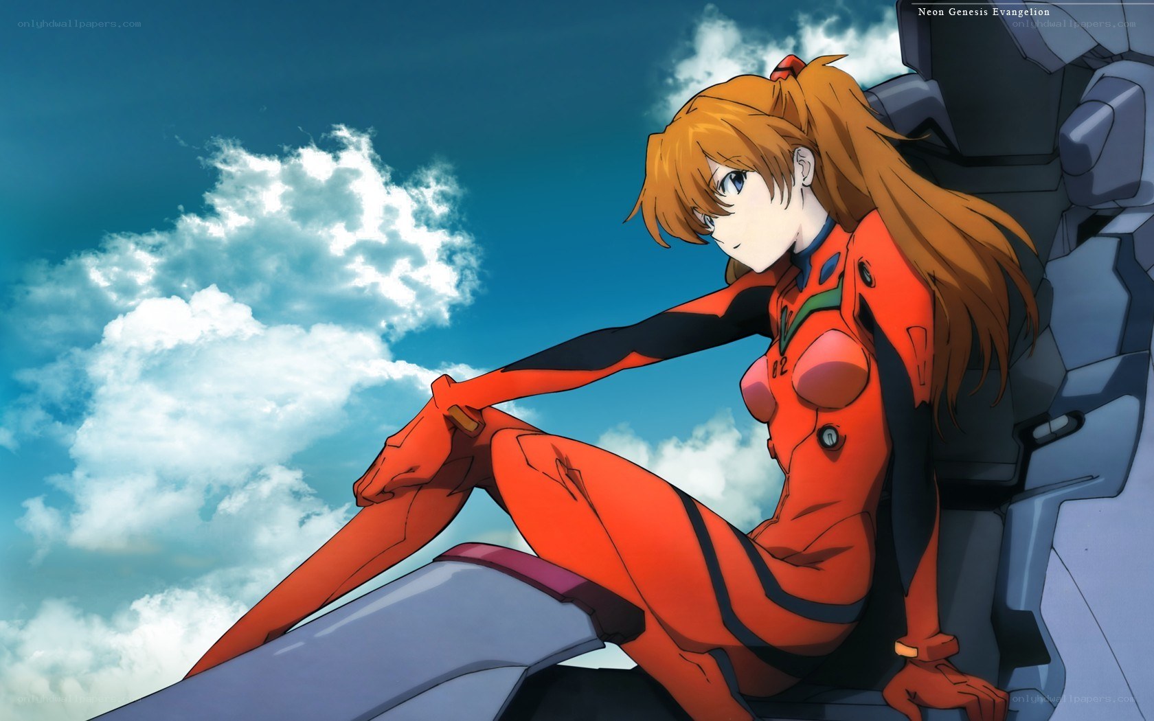 Asuka in orange suit