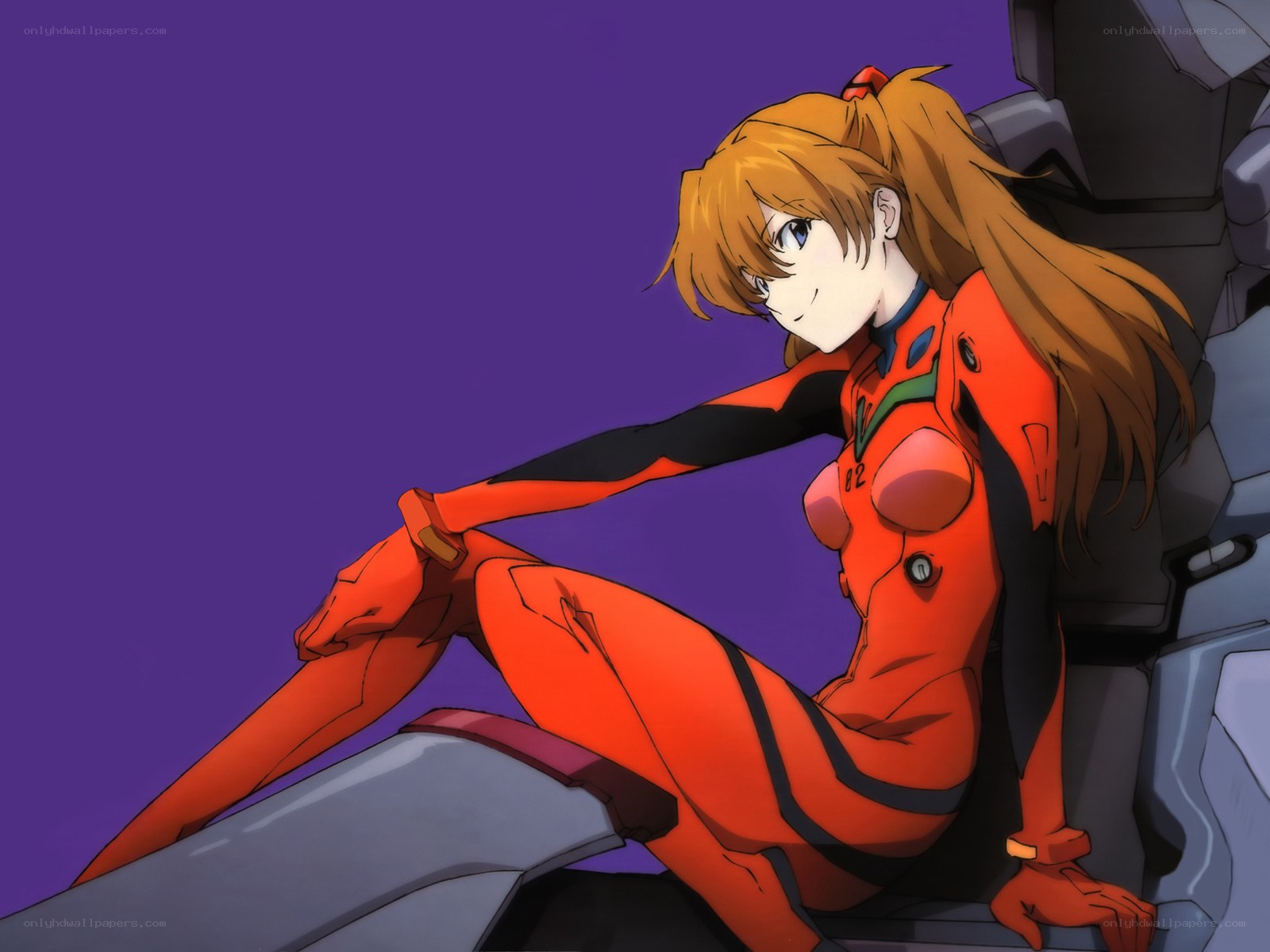 Asuka in orange suit