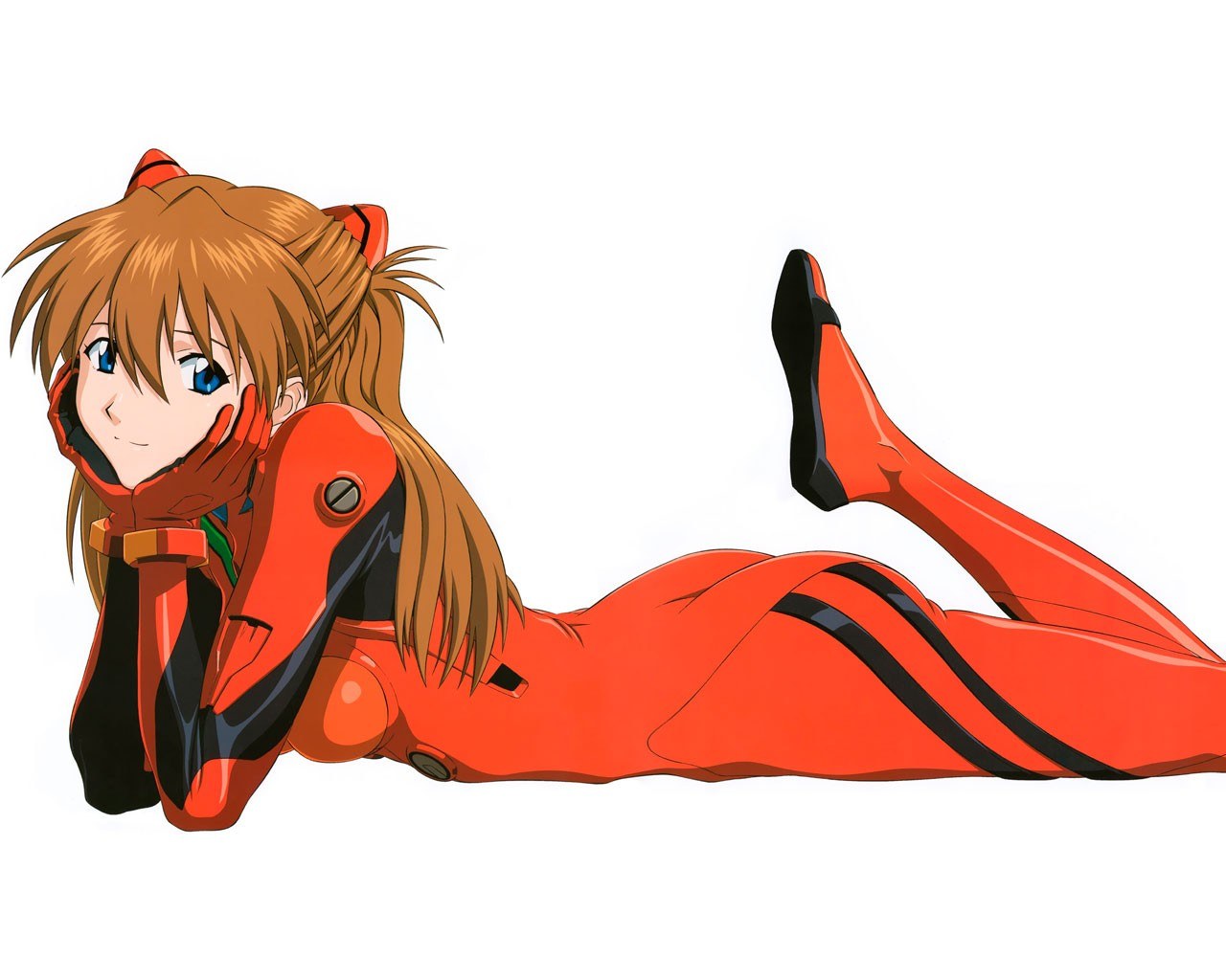 Asuka in plugsuit