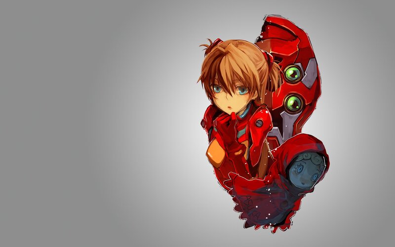 Asuka in red armor