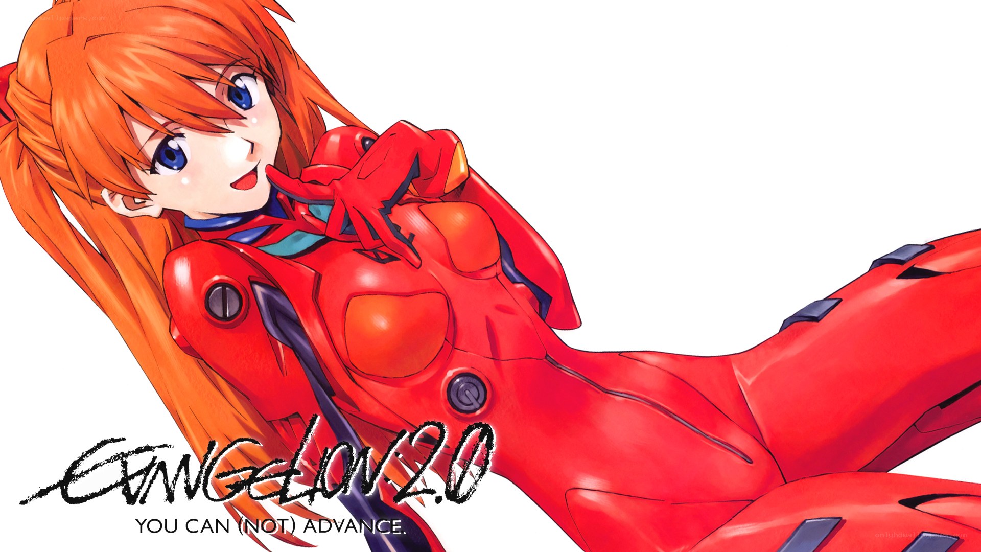 Asuka in red plug suit