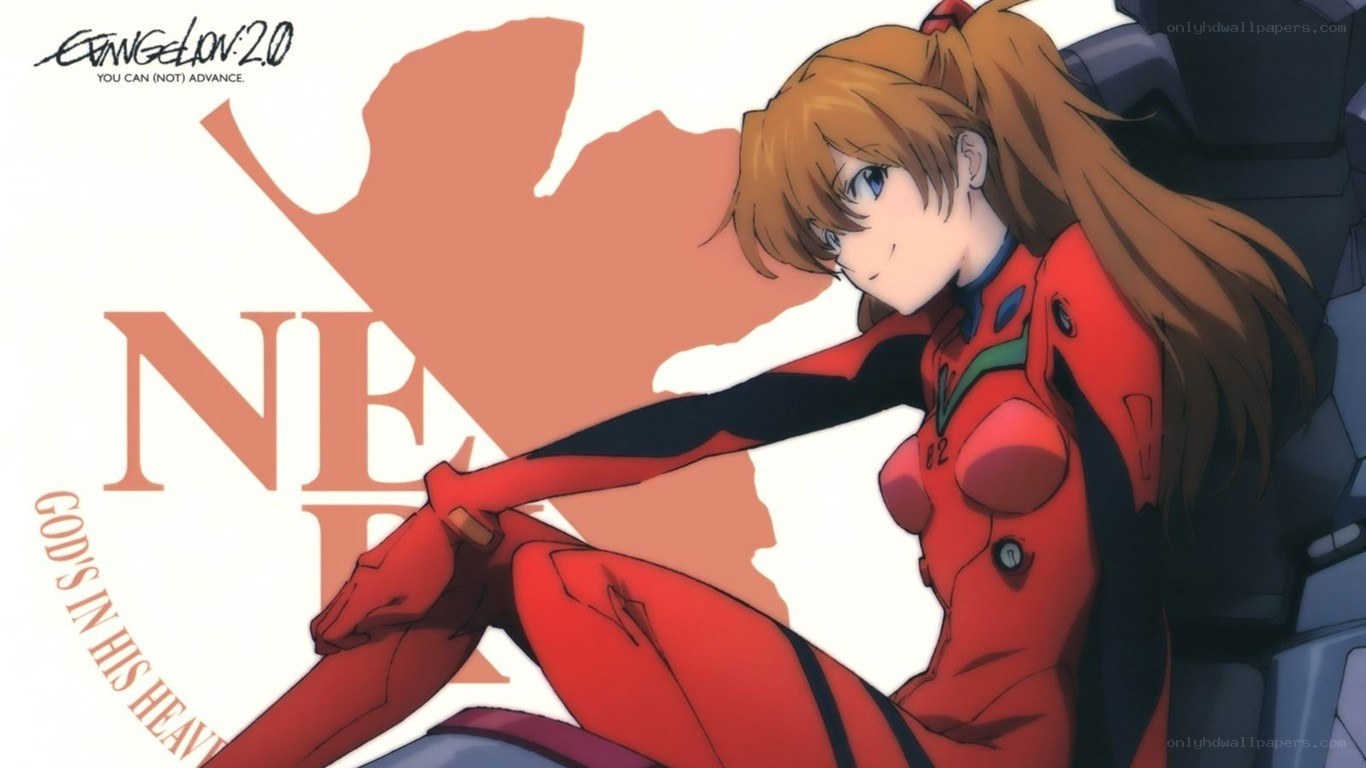 Asuka in red plug suit