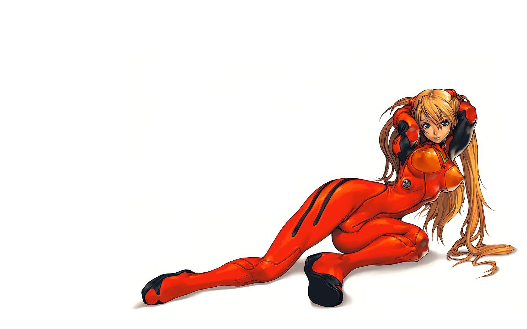 Asuka in red plug suit