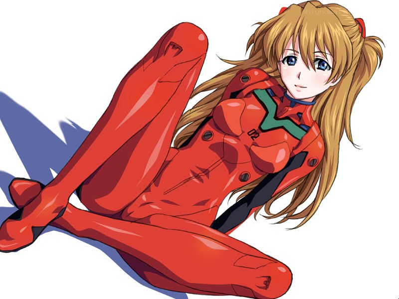 Asuka in red plug suit