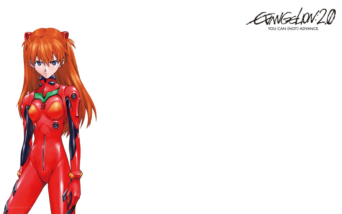 Asuka in red plug suit