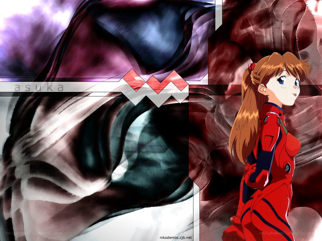 Asuka in red plug suit