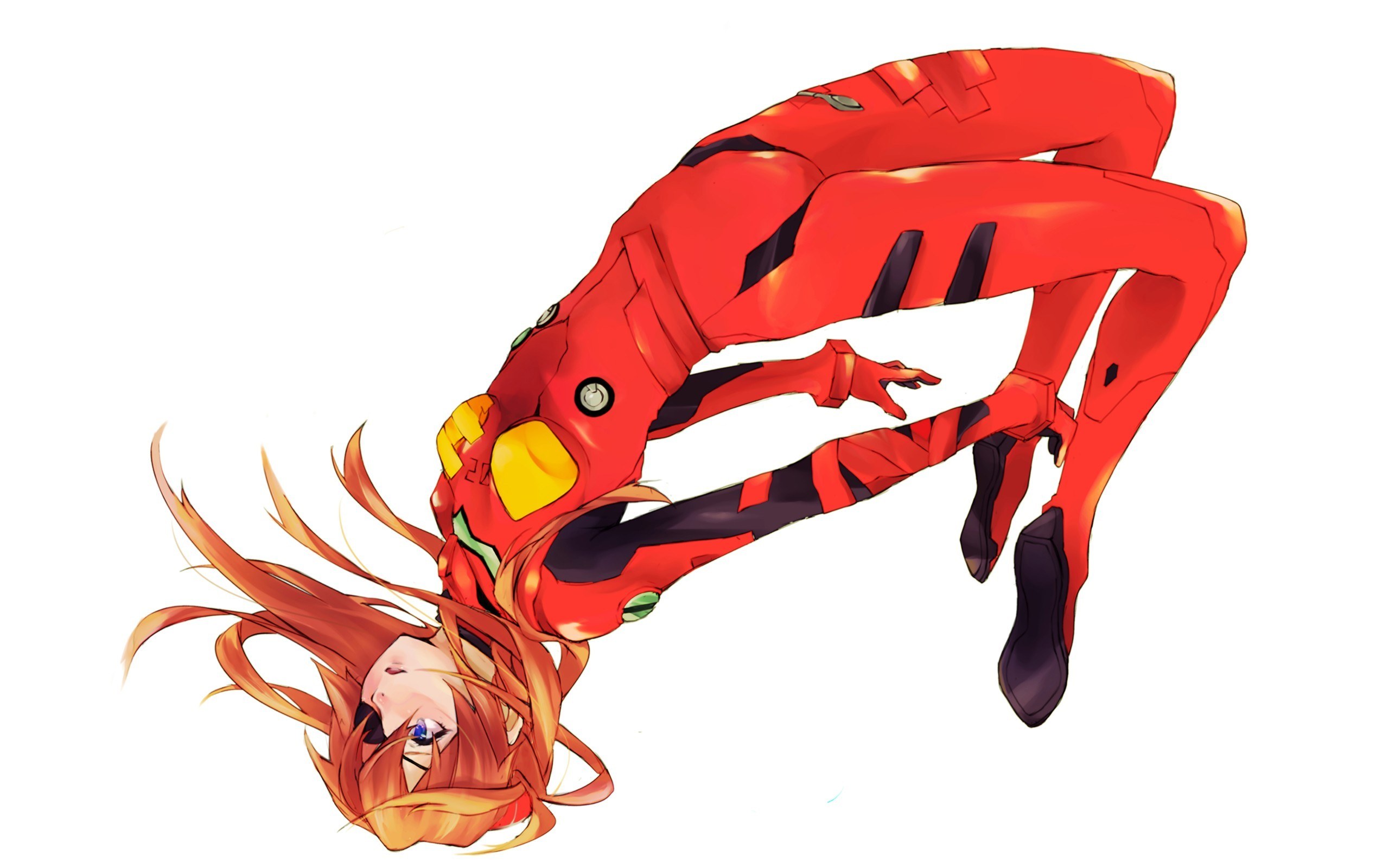 Asuka in red plug suit