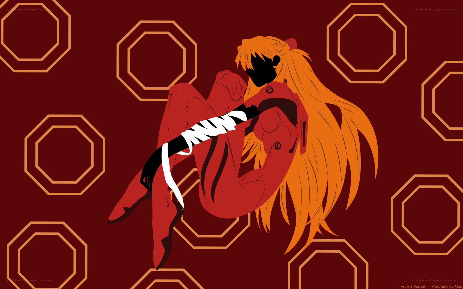 Asuka in red plugsuit