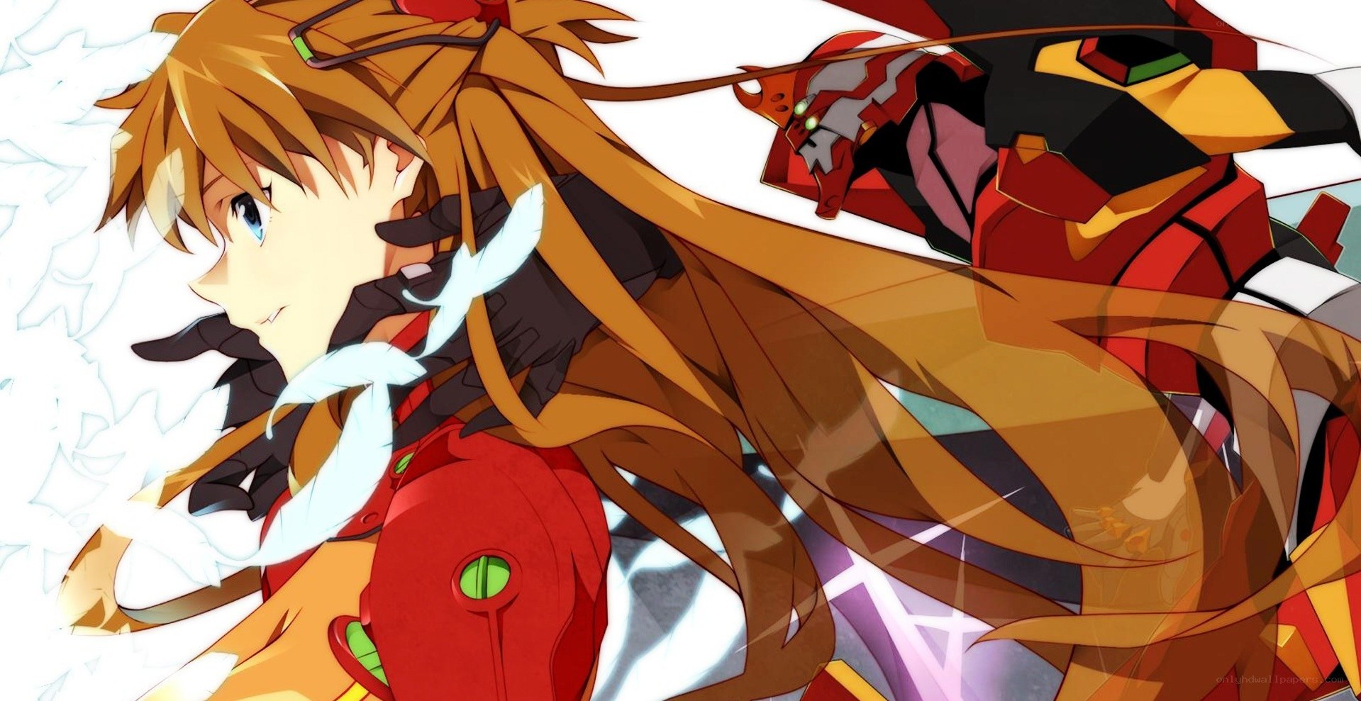 Asuka Langley and Evangelion