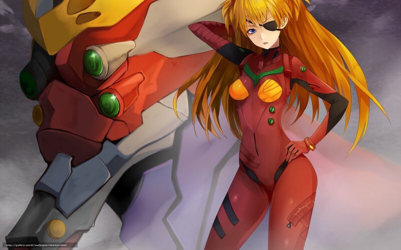 Asuka Langley and Evangelion