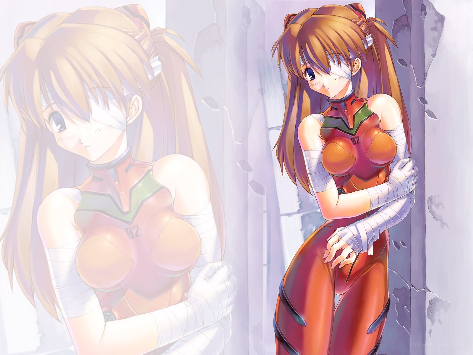 Asuka Langley in battle suit