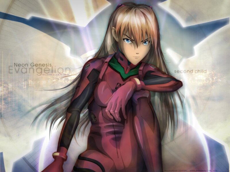 Asuka Langley in Evangelion