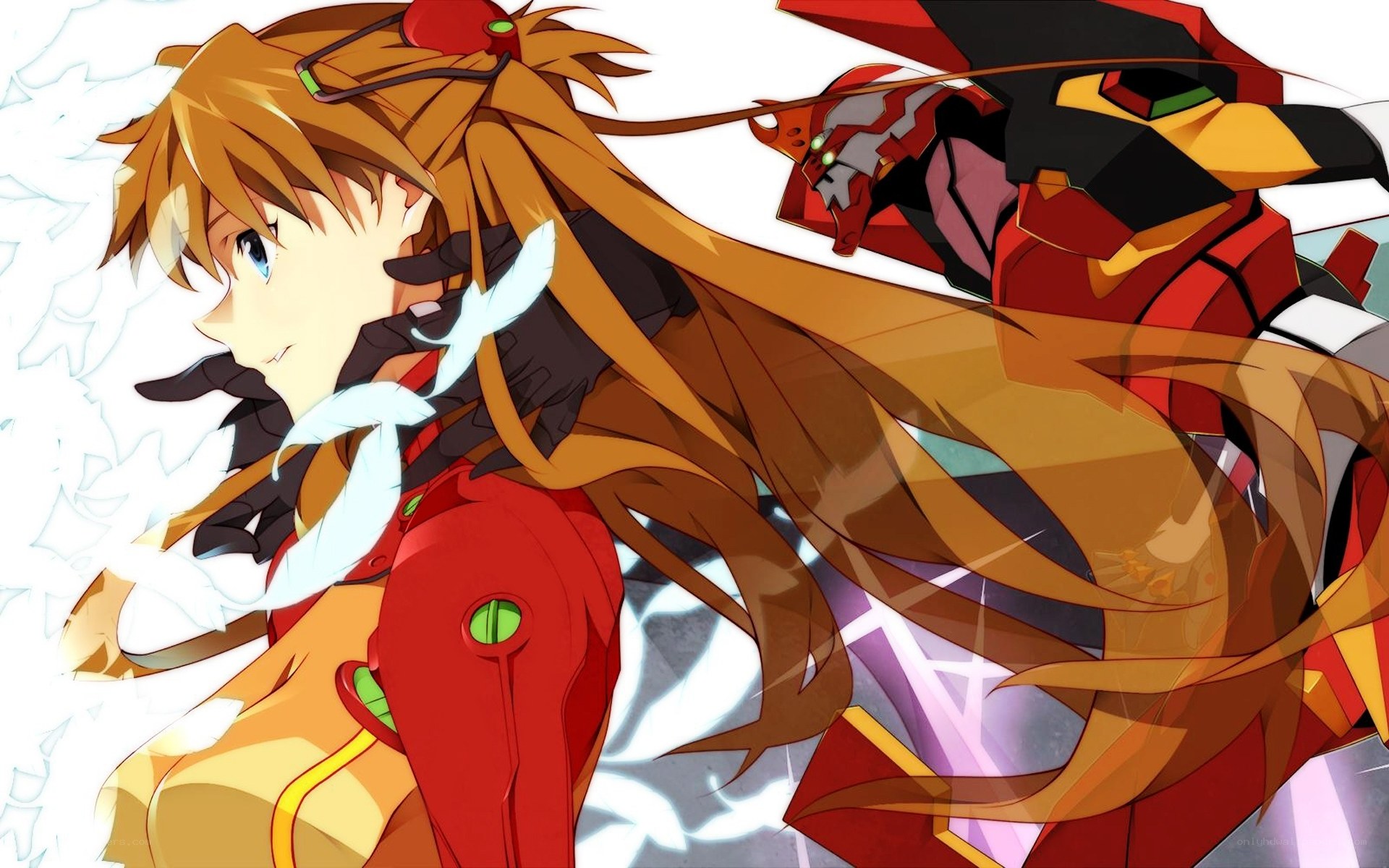 Asuka Langley in Evangelion