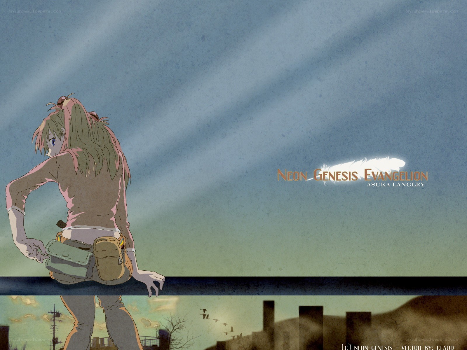 Asuka Langley in Neon Genesis