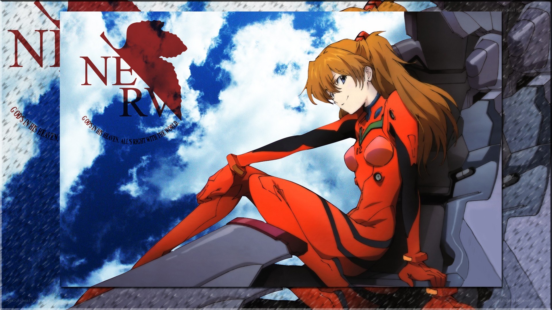 Asuka Langley in orange suit