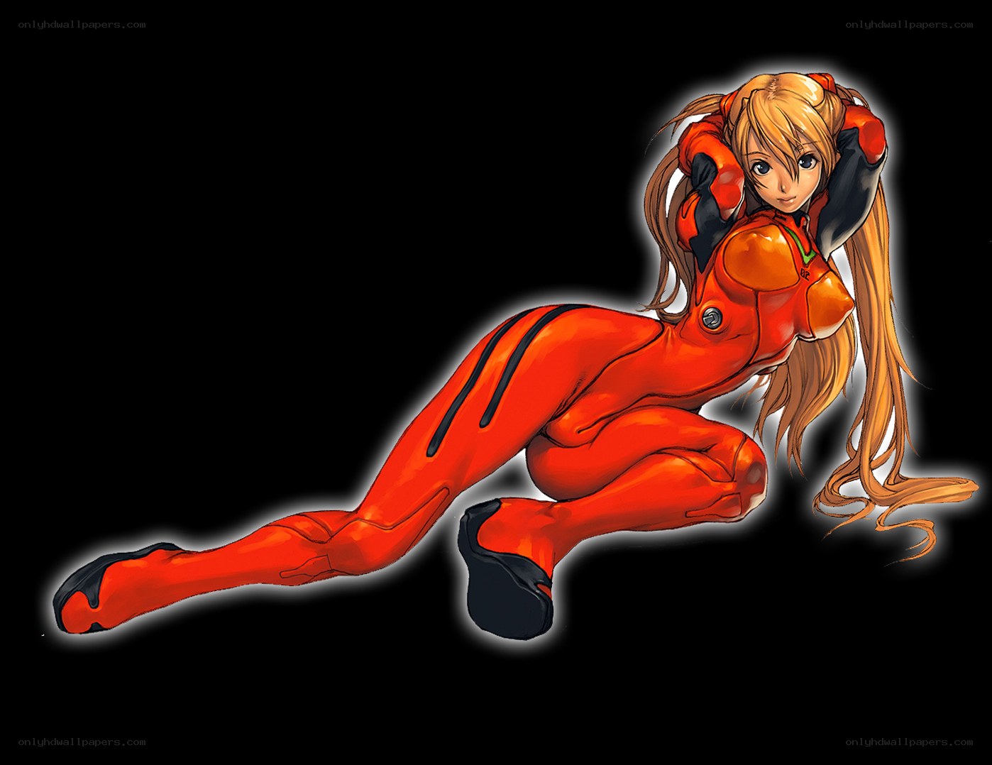 Asuka Langley in orange suit