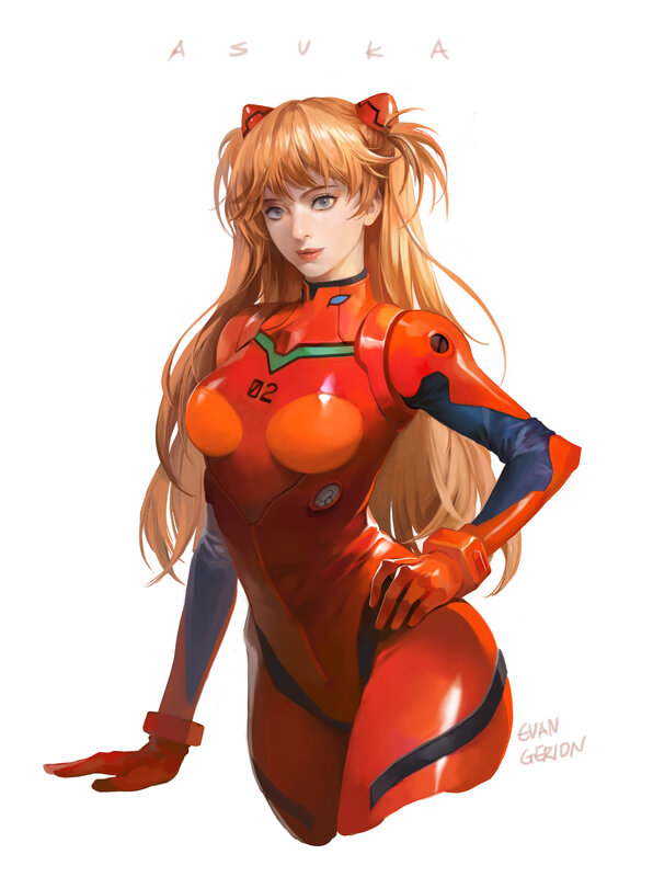 Asuka Langley in Plugsuit — Red