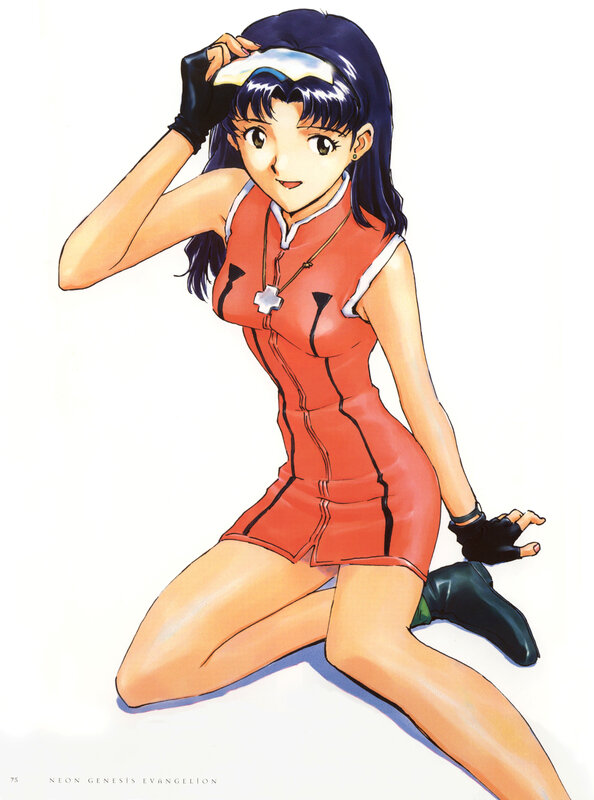 Asuka Langley in red dress
