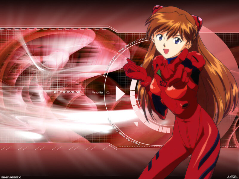 Asuka Langley in red plug suit