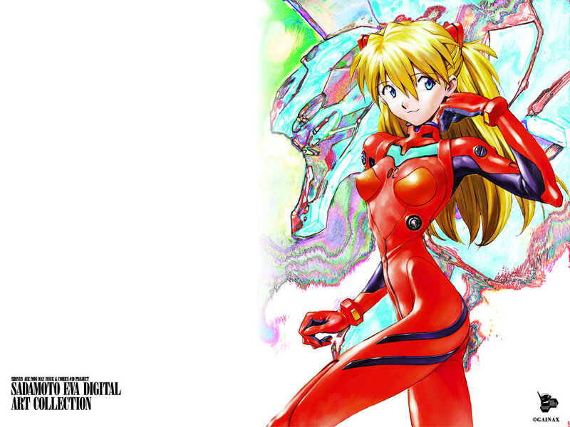 Asuka Langley in red plug suit