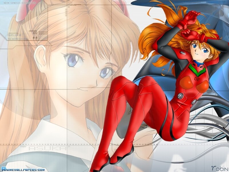 Asuka Langley in red plug suit