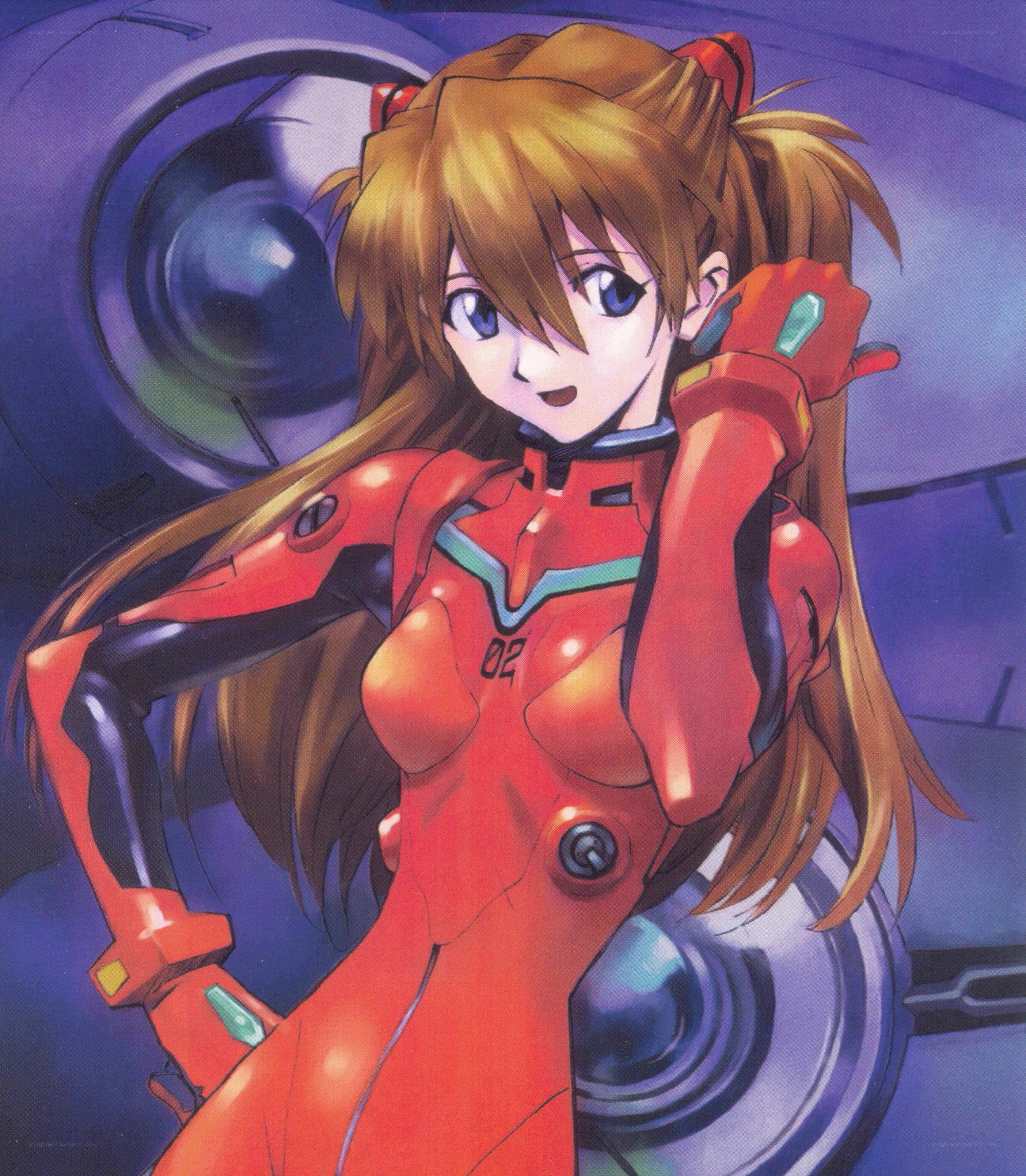 Asuka Langley in red plug suit